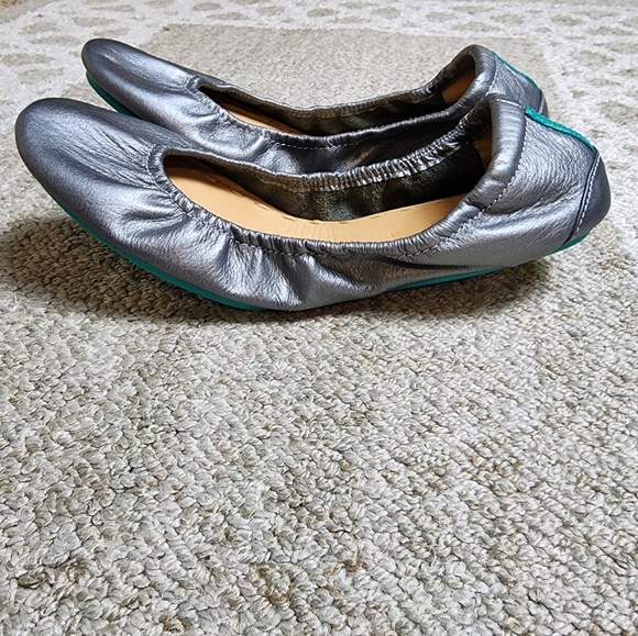 Tieks Metallic Pewter Ballet Flats - Picture 5 of 10